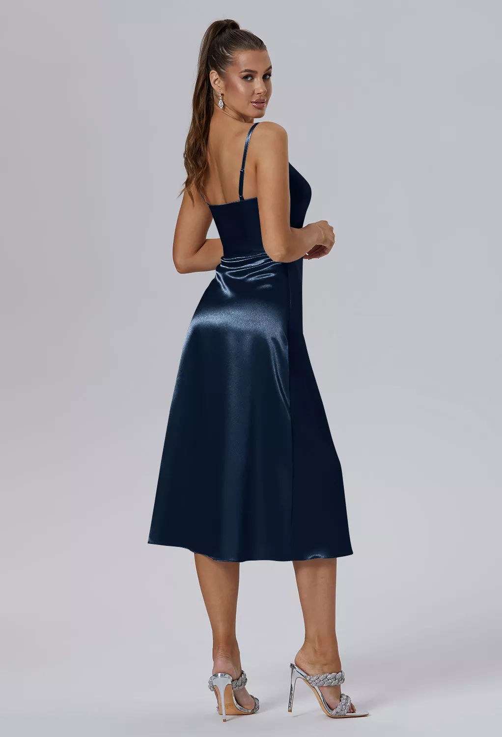 AW Faith Dark Navy  Beach Wedding Guest Dresses